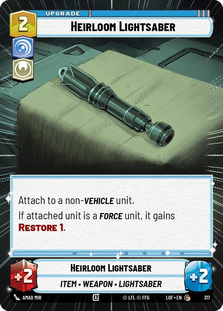 Heirloom Lightsaber (Hyperspace) (317) (LOF)