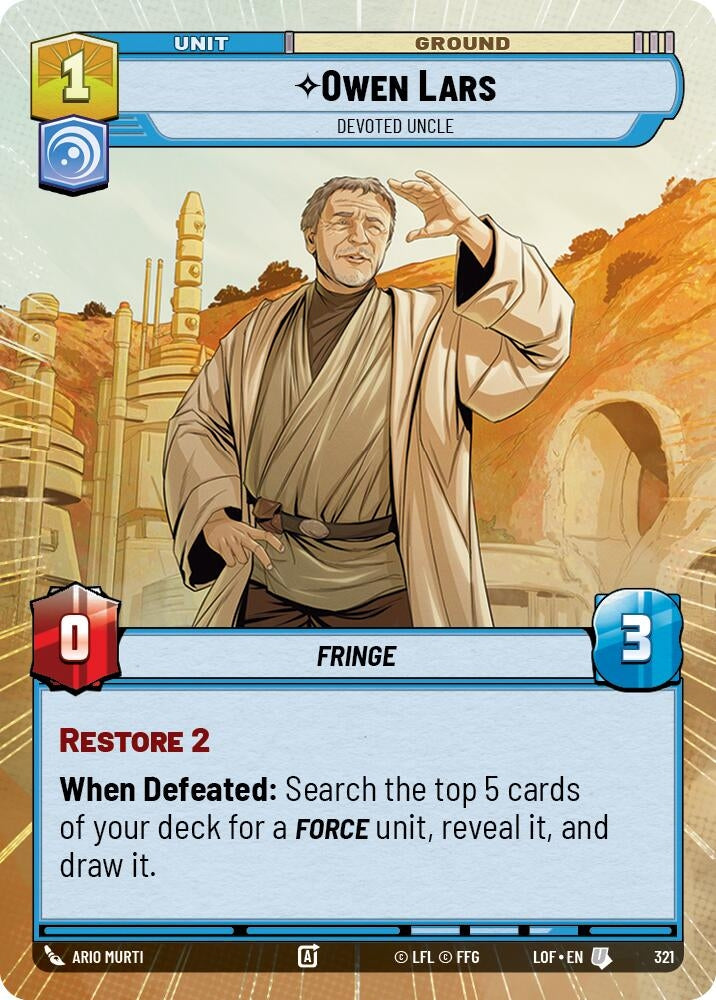Owen Lars - Devoted Uncle (Hyperspace) (321) (LOF)