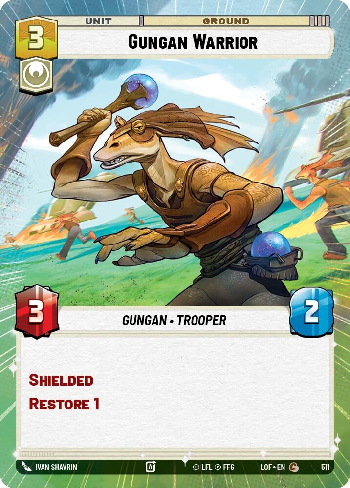 Image for Gungan Warrior (Hyperspace) (511) (LOF) - Star Wars: Unlimited