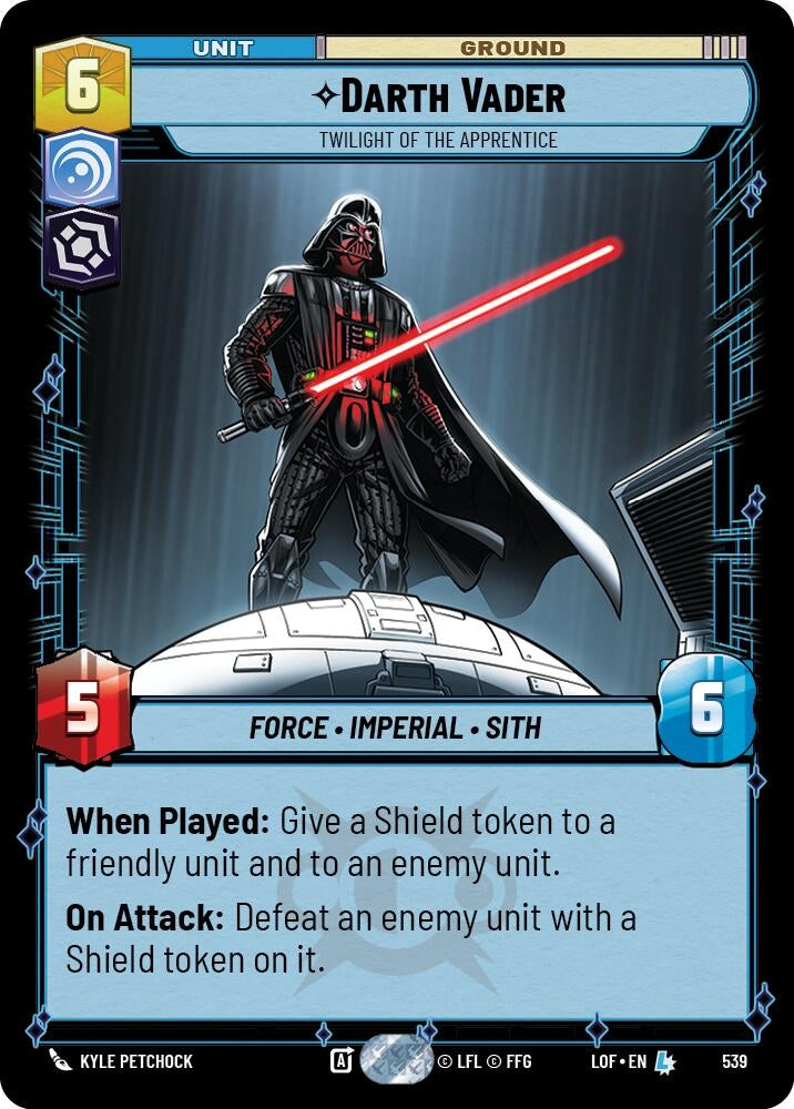 Darth Vader - Twilight of the Apprentice (Foil) (539) (LOF)