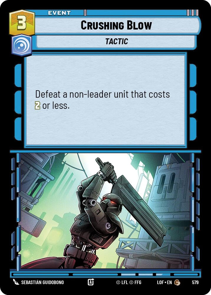 Crushing Blow (Foil) (579) (LOF)