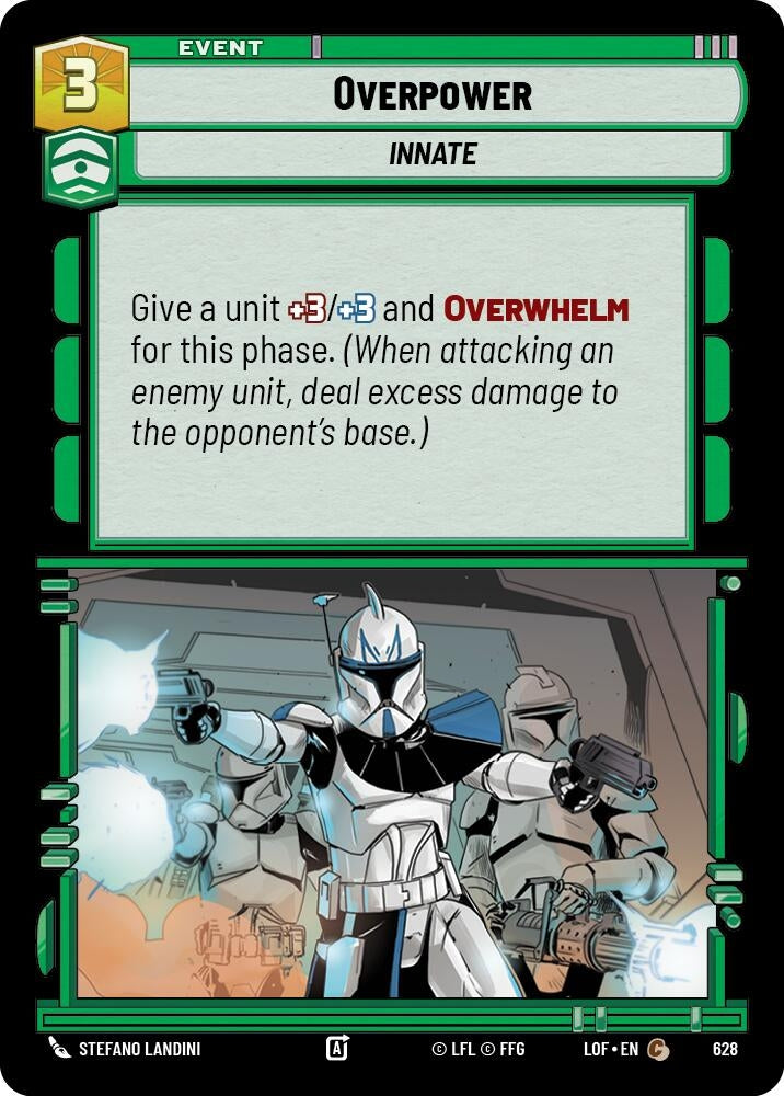 Overpower (Foil) (628) (LOF)