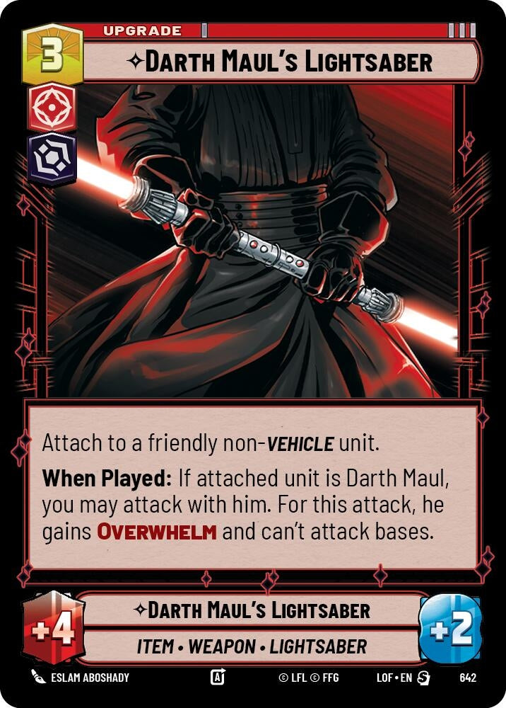 Darth Maul's Lightsaber (Foil) (642) (LOF)