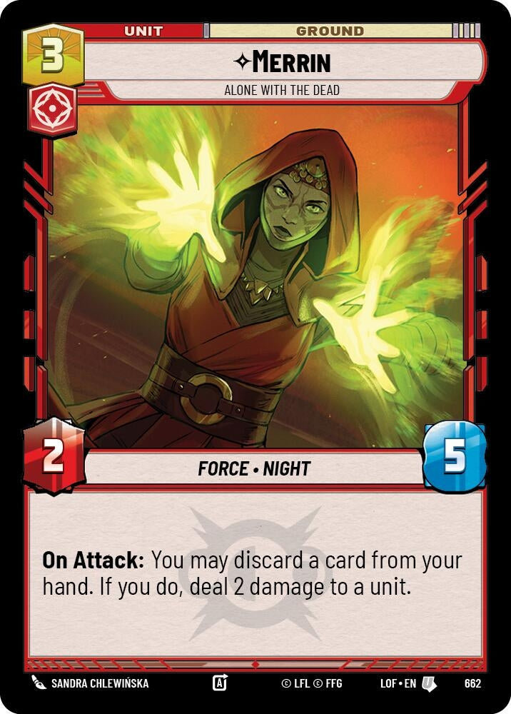 Merrin - Alone with the Dead (Foil) (662) (LOF)