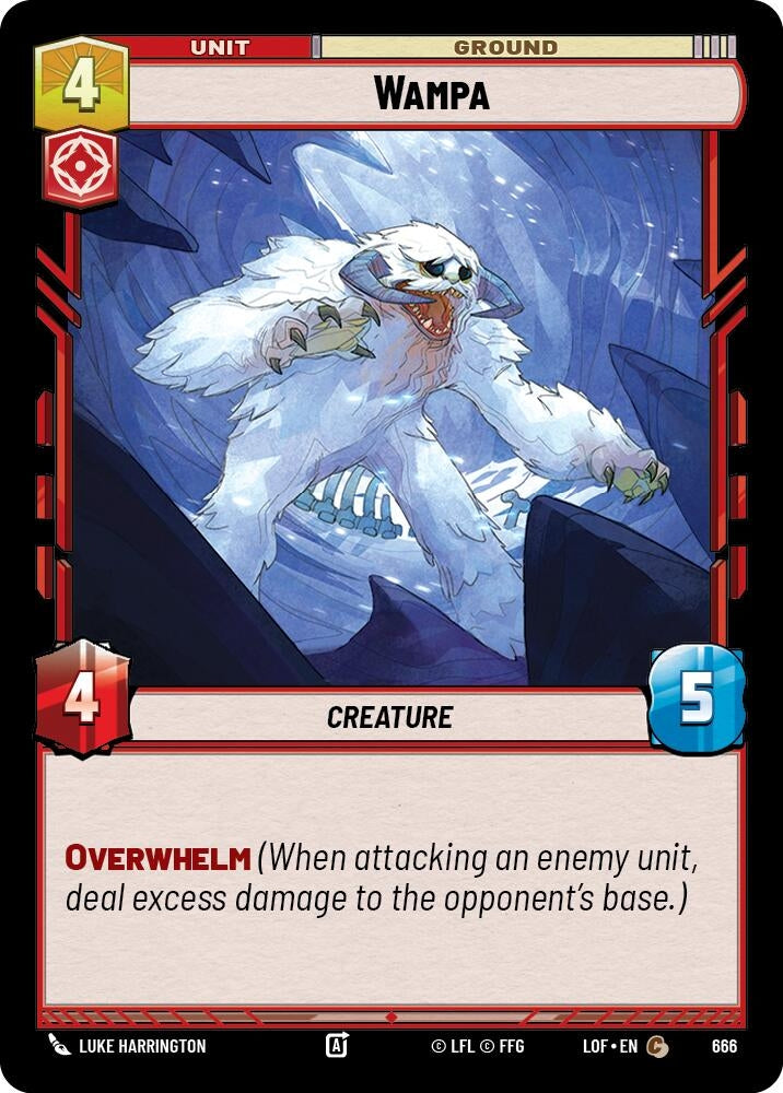 Wampa (Foil) (666) (LOF)