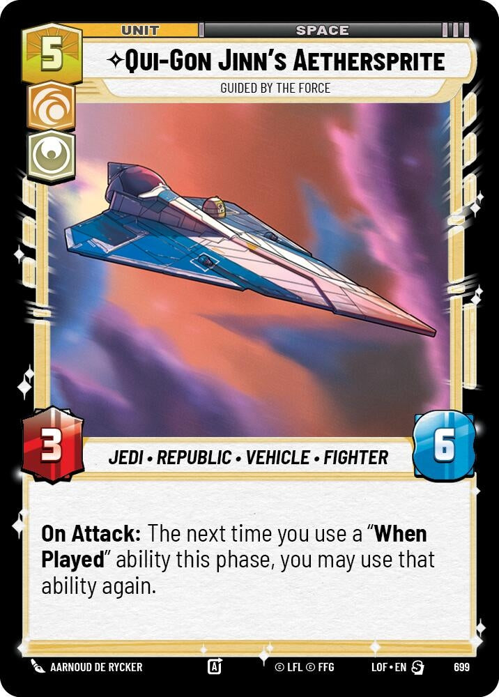 Qui-Gon Jinn's Aethersprite - Guided by the Force (Foil) (699) (LOF)