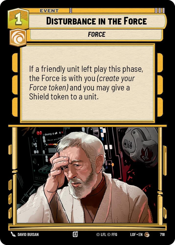 Disturbance in the Force (Foil) (718) (LOF)