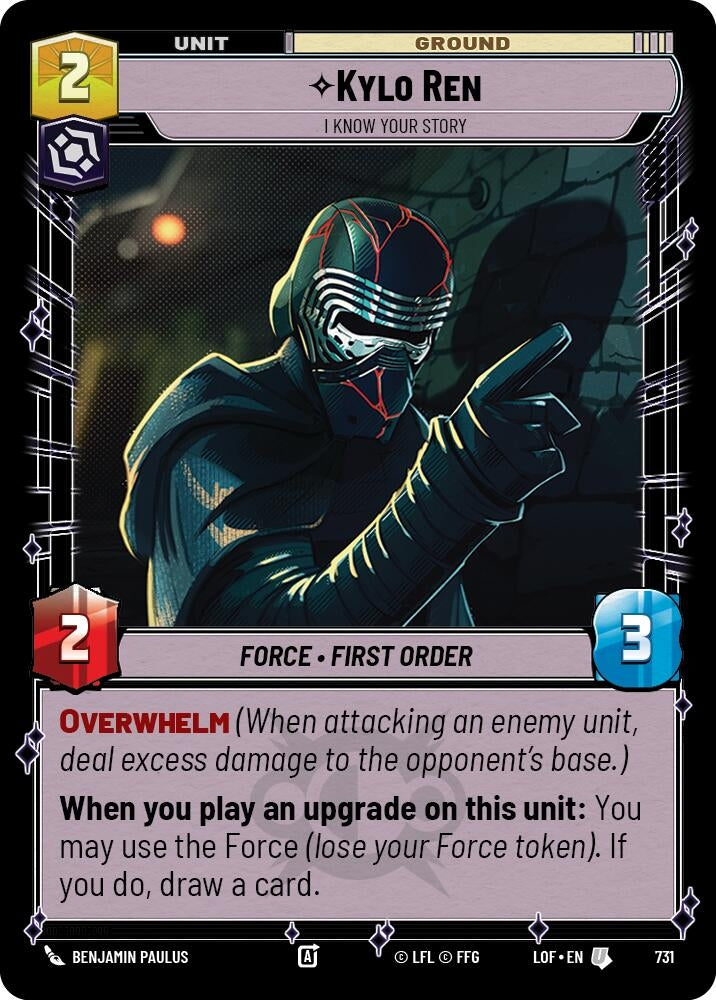 Kylo Ren - I Know Your Story (Foil) (731) (LOF)