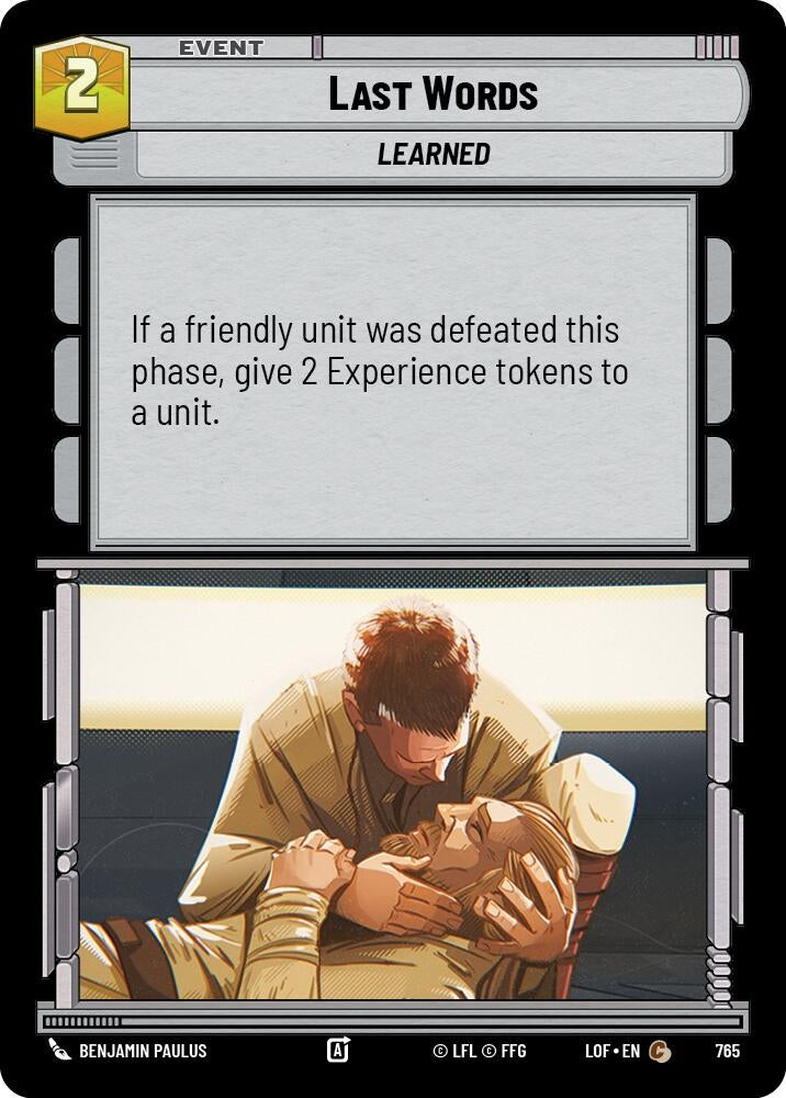 Last Words (Foil) (765) (LOF)