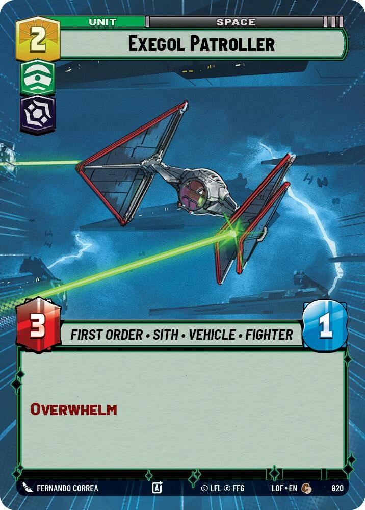 Exegol Patroller (Hyperspace Foil) (820) (LOF)