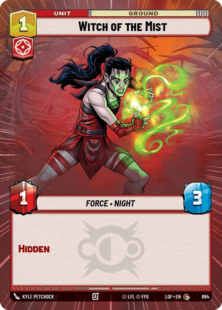 Witch of the Mist (Hyperspace Foil) (894) (LOF)