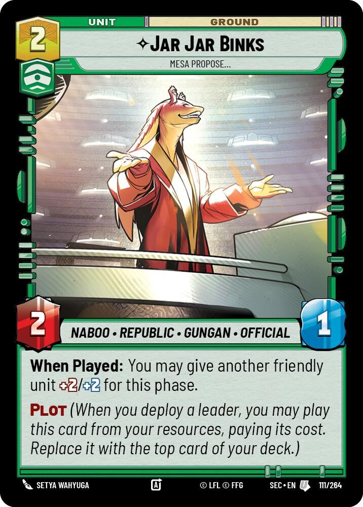 Jar Jar Binks - Mesa Propose (111/264) (SEC)