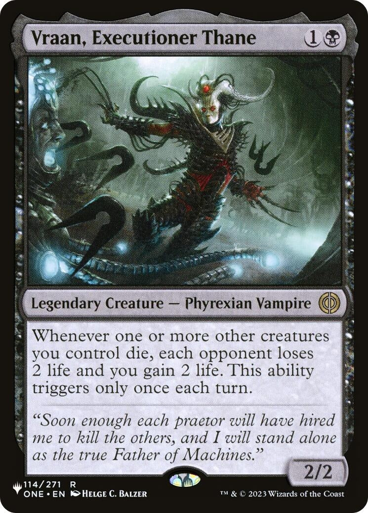 Vraan, Executioner Thane (114) (LIST)
