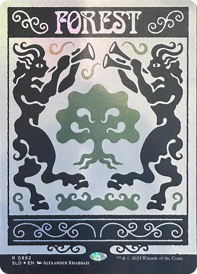 Forest (0892) (Rainbow Foil) (892) (SLD)