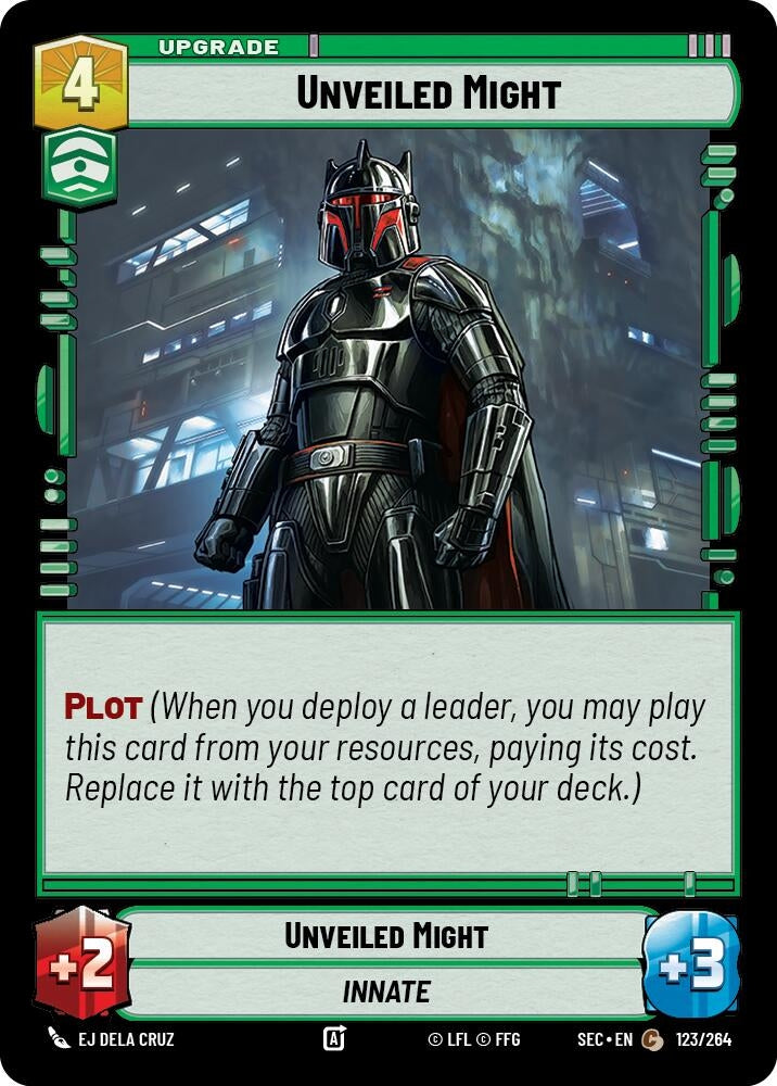 Image for Unveiled Might (123/264) (SEC) - Star Wars: Unlimited