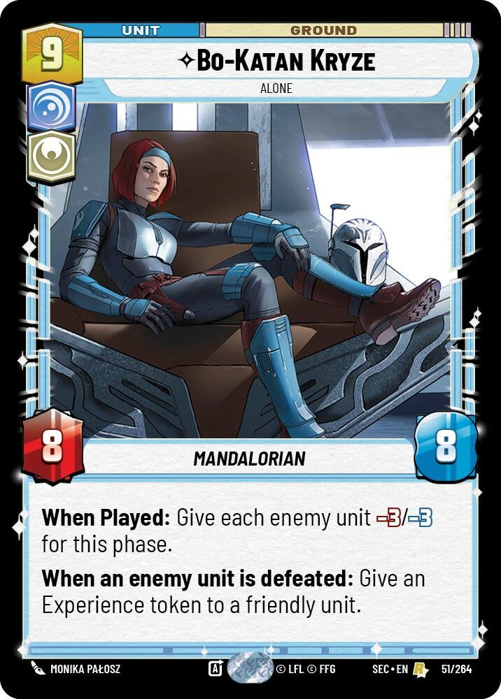Image for Bo-Katan Kryze - Alone (51/264) (SEC) - Star Wars: Unlimited