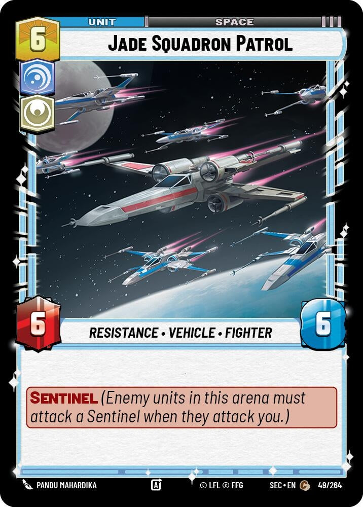 Image for Jade Squadron Patrol (49/264) (SEC) - Star Wars: Unlimited