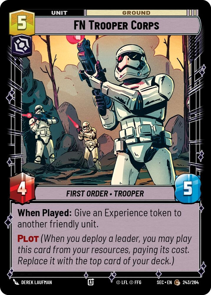 Image for FN Trooper Corps (243/264) (SEC) - Star Wars: Unlimited