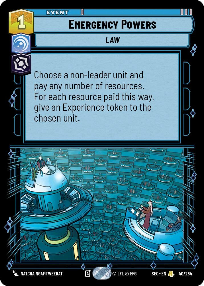 Image for Emergency Powers (40/264) (SEC) - Star Wars: Unlimited