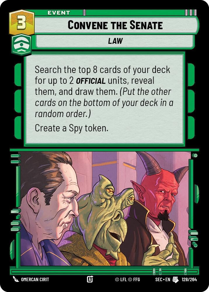 Convene the Senate (128/264) (SEC)
