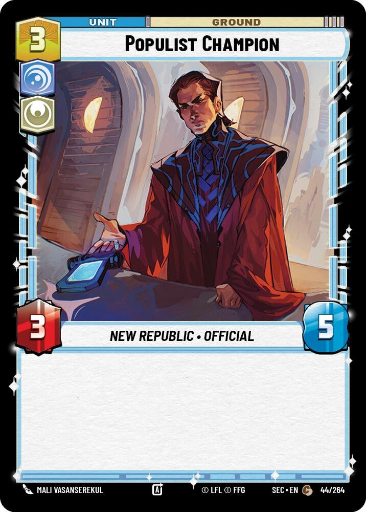 Image for Populist Champion (44/264) (SEC) - Star Wars: Unlimited