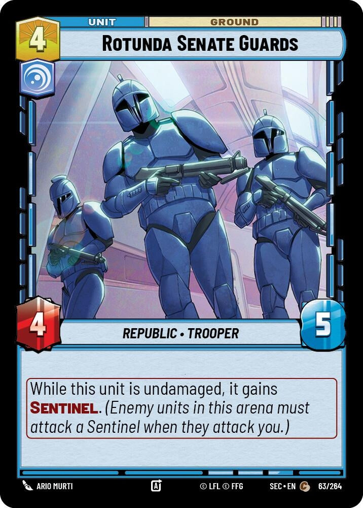 Image for Rotunda Senate Guards (63/264) (SEC) - Star Wars: Unlimited