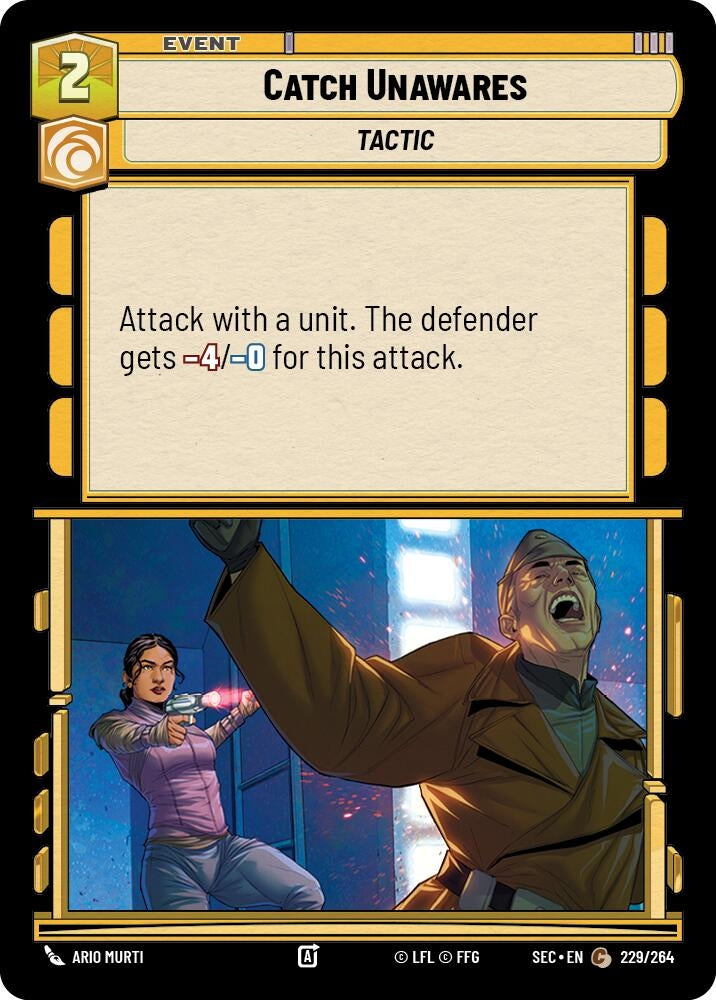 Image for Catch Unawares (229/264) (SEC) - Star Wars: Unlimited