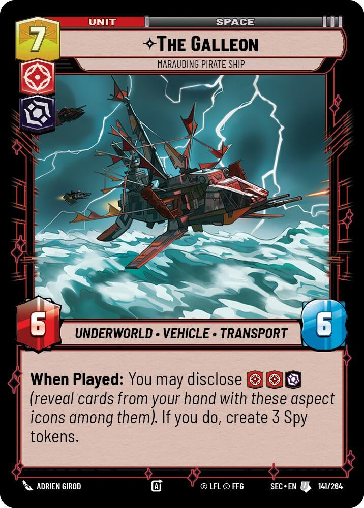 The Galleon - Marauding Pirate Ship (141/264) (SEC)