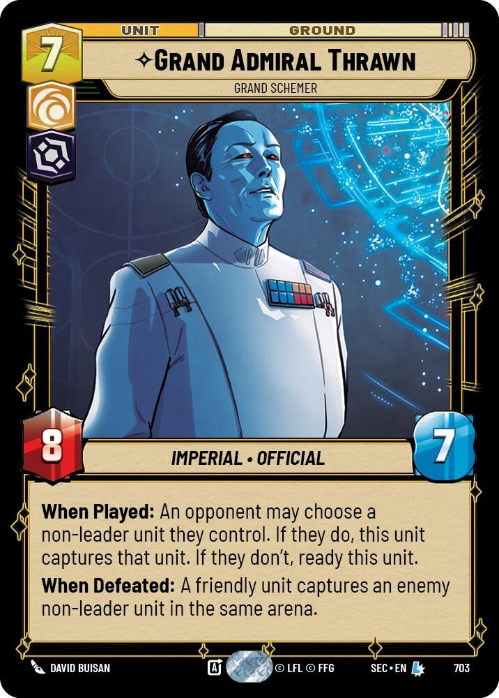 Image for Grand Admiral Thrawn - Grand Schemer (193/264) (SEC) - Star Wars: Unlimited