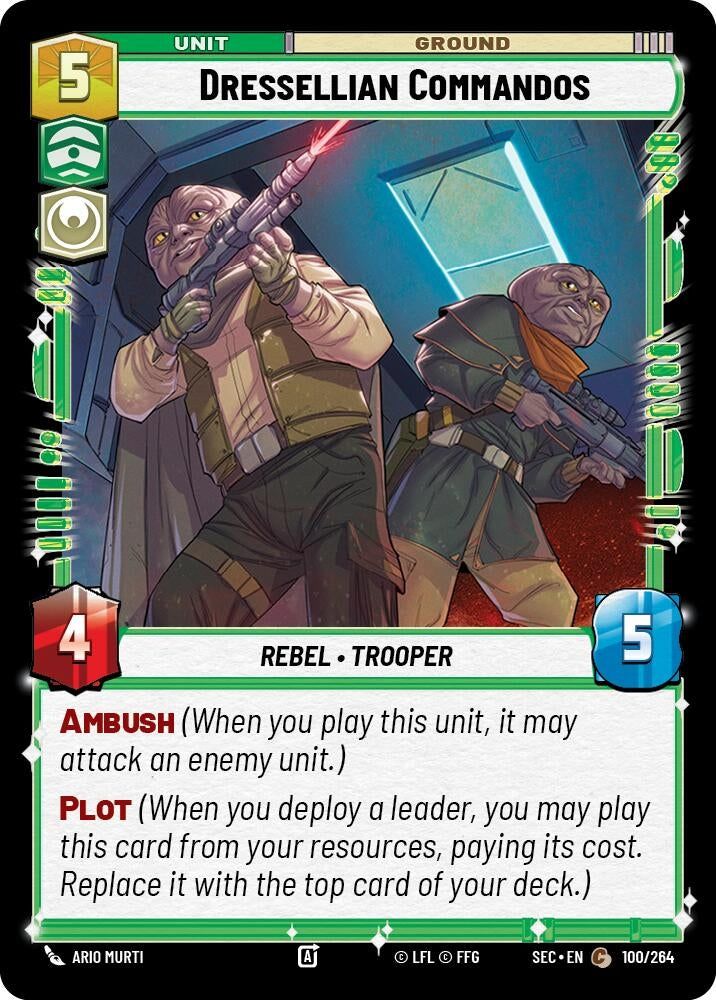 Image for Dressellian Commandos (100/264) (SEC) - Star Wars: Unlimited