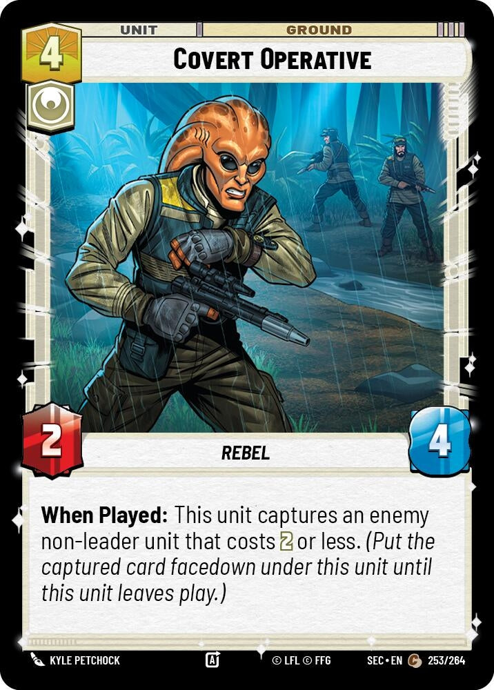 Image for Covert Operative (253/264) (SEC) - Star Wars: Unlimited