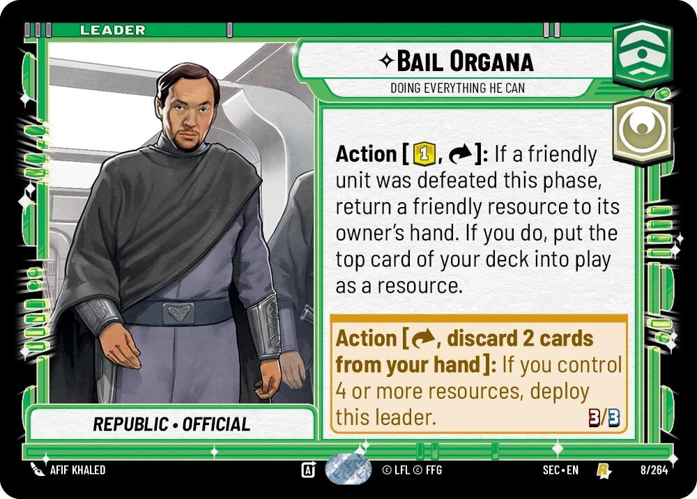 Bail Organa - Doing Everything He Can (8/264) (SEC)