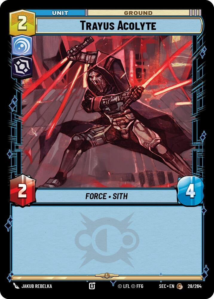 Image for Trayus Acolyte (28/264) (SEC) - Star Wars: Unlimited