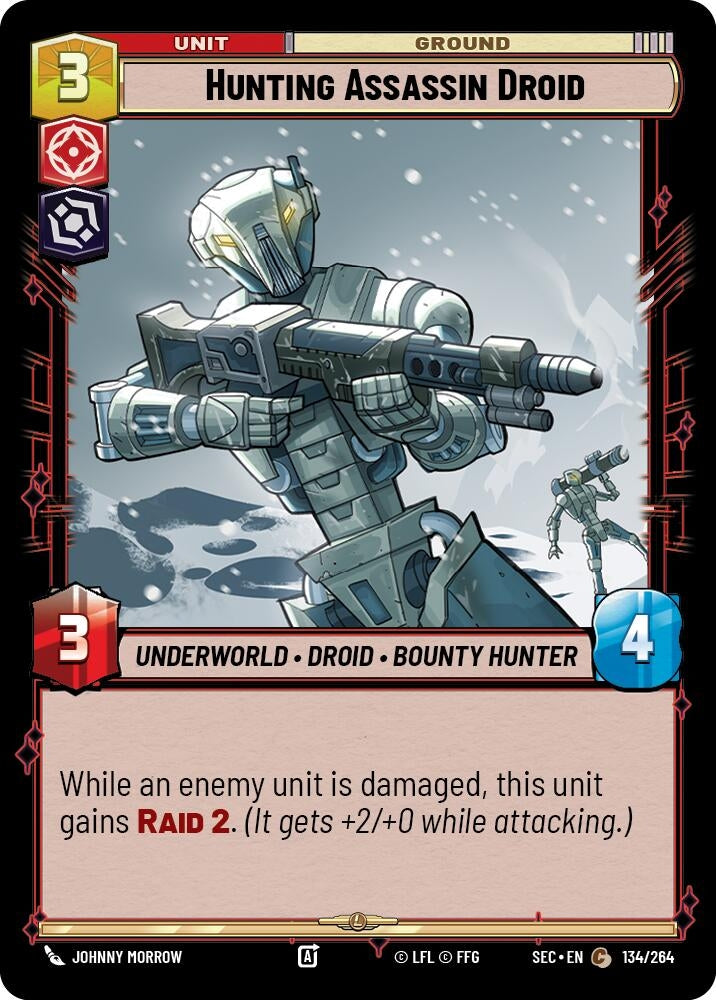Image for Hunting Assassin Droid (134/264) (SEC) - Star Wars: Unlimited