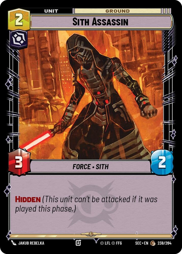 Image for Sith Assassin (238/264) (SEC) - Star Wars: Unlimited