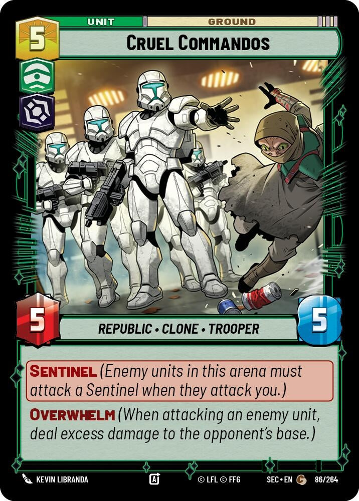 Image for Cruel Commandos (86/264) (SEC) - Star Wars: Unlimited