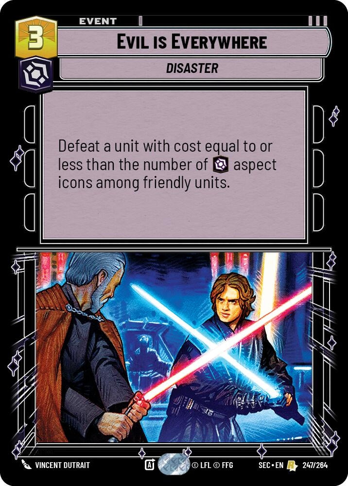 Image for Evil is Everywhere (247/264) (SEC) - Star Wars: Unlimited
