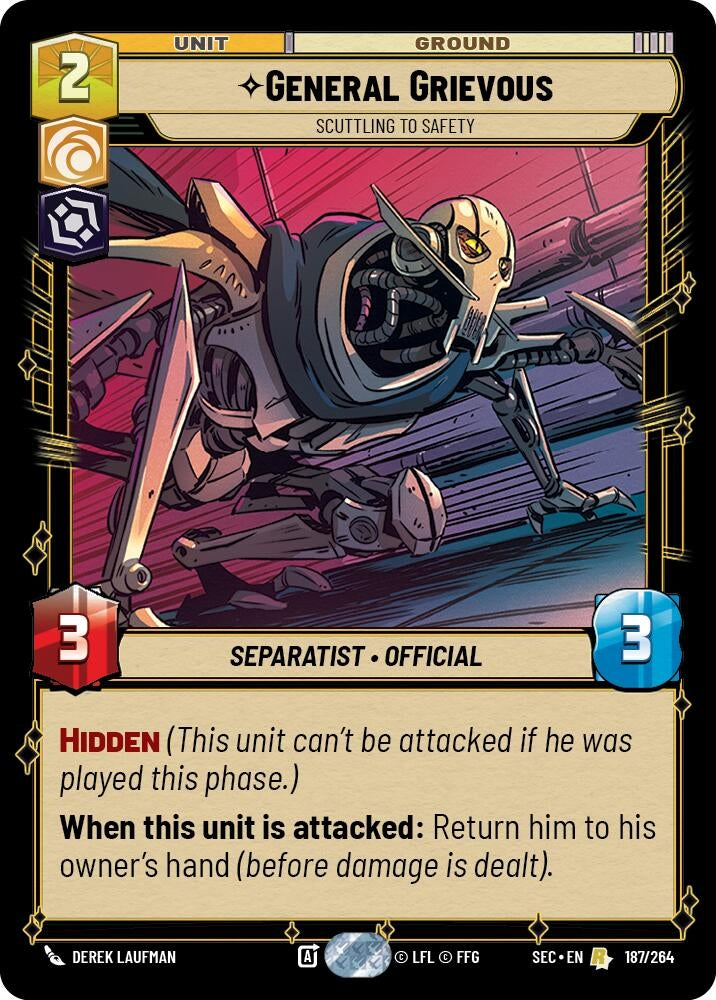General Grievous - Scuttling to Safety (187/264) (SEC)