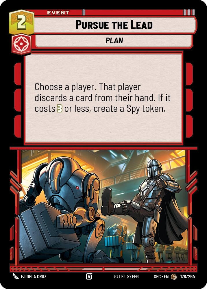 Image for Pursue the Lead (178/264) (SEC) - Star Wars: Unlimited