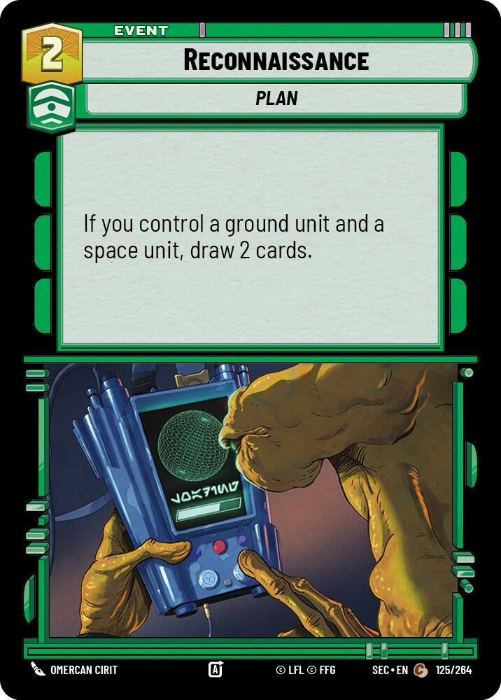 Image for Reconnaissance (125/264) (SEC) - Star Wars: Unlimited
