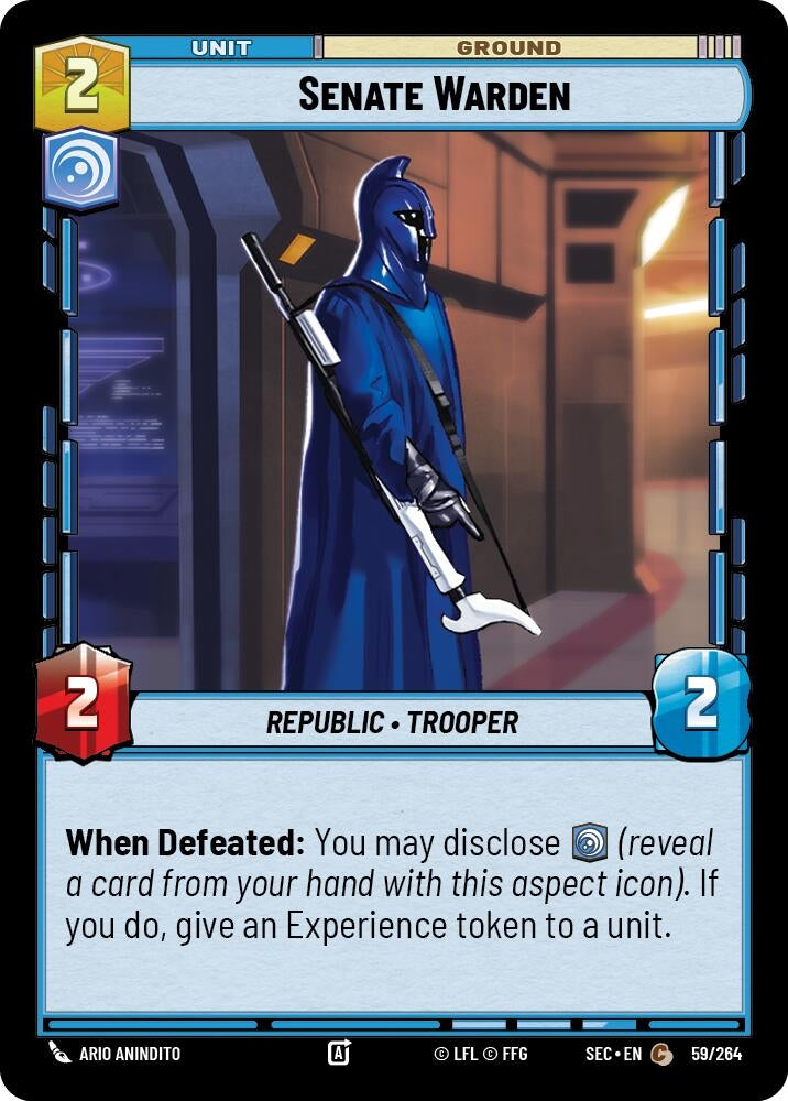 Image for Senate Warden (59/264) (SEC) - Star Wars: Unlimited
