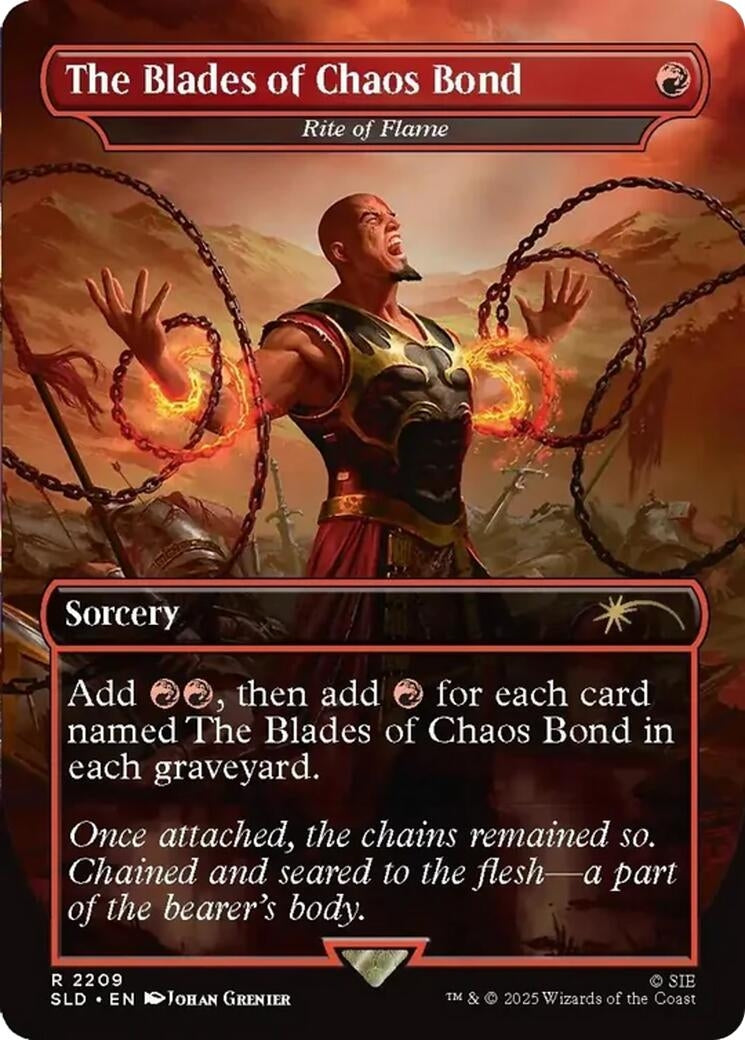 Image for The Blades of Chaos Bond - Rite of Flame (2209) (SLD) - Magic: The Gathering