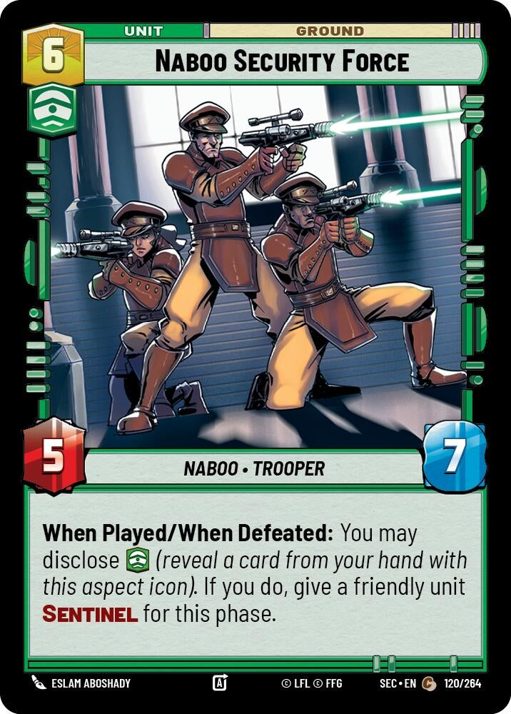 Image for Naboo Security Force (120/264) (SEC) - Star Wars: Unlimited
