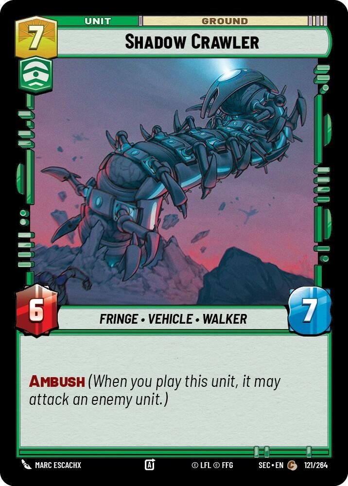 Image for Shadow Crawler (121/264) (SEC) - Star Wars: Unlimited