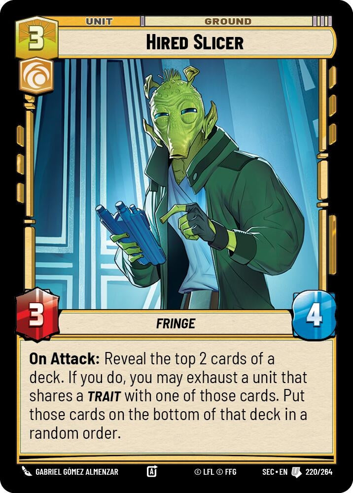 Hired Slicer (220/264) (SEC)