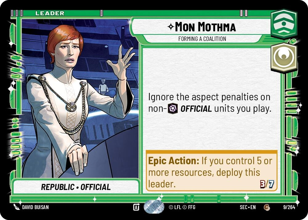 Mon Mothma - Forming a Coalition (9/264) (SEC)