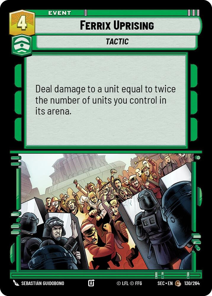 Image for Ferrix Uprising (130/264) (SEC) - Star Wars: Unlimited