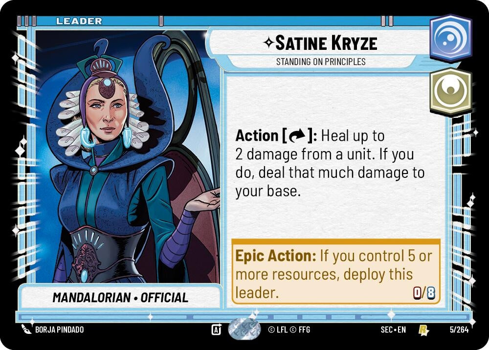 Satine Kryze - Standing on Principles (5/264) (SEC)