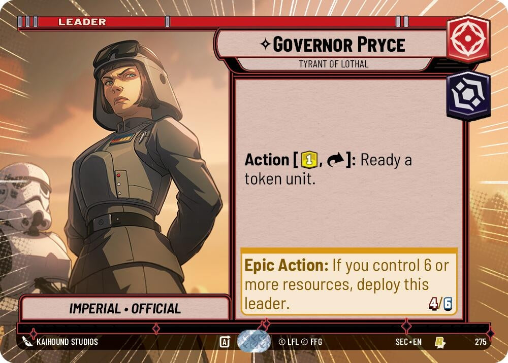 Governor Pryce - Tyrant of Lothal (Hyperspace) (275) (SEC)