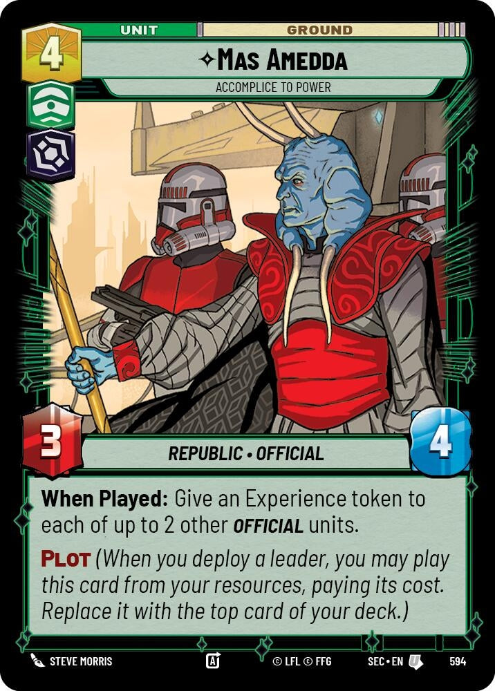 Mas Amedda - Accomplice to Power (Foil) (594) (SEC)